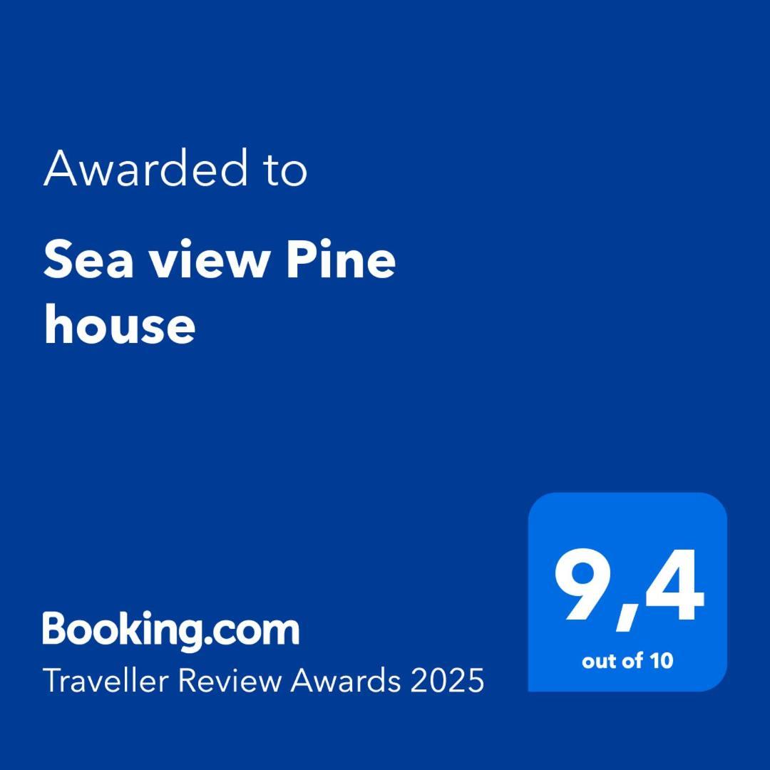 Sea View Pine House Villa Makríjalosz Kültér fotó